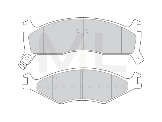 Ferodo Premier FDB1034 Brake Pad Set for Kia Sportage I (K00, Ja) With Acoustic Wear Warning