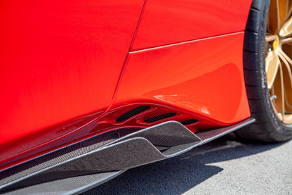 Capristo 03FE08710045LG Ferrari 488/F8 Side Skirts (WITH Wings) 