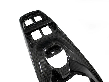 Fabspeed Carbon Fiber Center Console Window Switch Plate - Ferrari 488 GTB/Spider