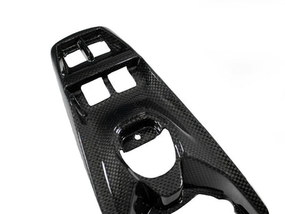 Fabspeed Carbon Fiber Center Console Window Switch Plate - Ferrari 488 GTB/Spider