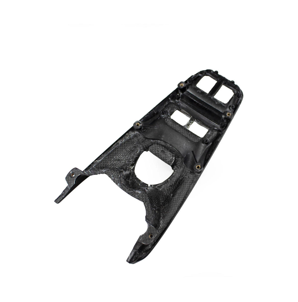 Fabspeed Carbon Fiber Center Console Window Switch Plate - Ferrari 488 GTB/Spider