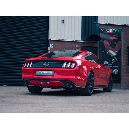 Cobra Exhaust Ford Mustang 5.0 V8 GT Convertible (2015-18) 2.5" Venom Box Delete Axle Back Performance Exhaust