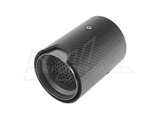 Genuine BMW 18302286255 F20 F21 M Performance Carbon Exhaust Tips - Pair (M135i & M140i)