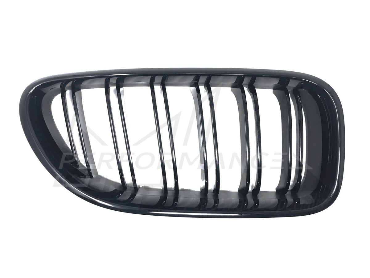Genuine BMW 51712352809-51712352810 M Performance F06 F12 F13 M6 Front Black Grilles (Pair)
