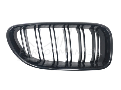 Genuine BMW 51712352809-51712352810 M Performance F06 F12 F13 M6 Front Black Grilles (Pair)