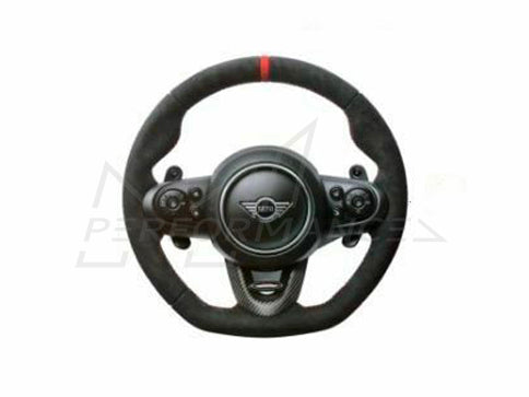 Genuine MINI F54 F55 F57 F60 JCW Pro Alcantara Steering Wheel (Inc. Cooper S & JCW) - ML Performance UK