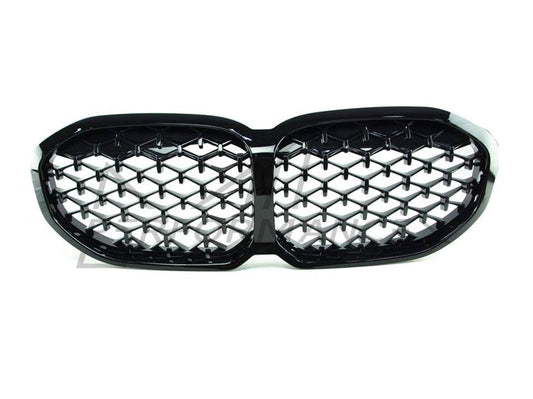Genuine BMW 51138080490 1 Series F40 M Performance Shadowline Front Diamond Grille (116d, 118i, 120dx & M135ix)