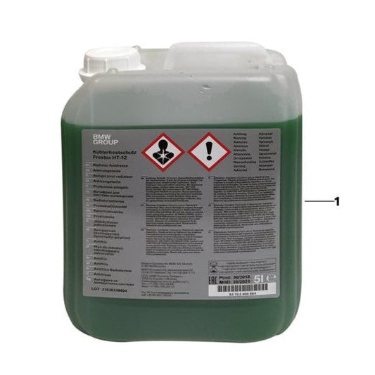 Genuine BMW 83192466484 5L Frostox HT-12 Antifreeze & Anti-corrosion Radiator Coolant