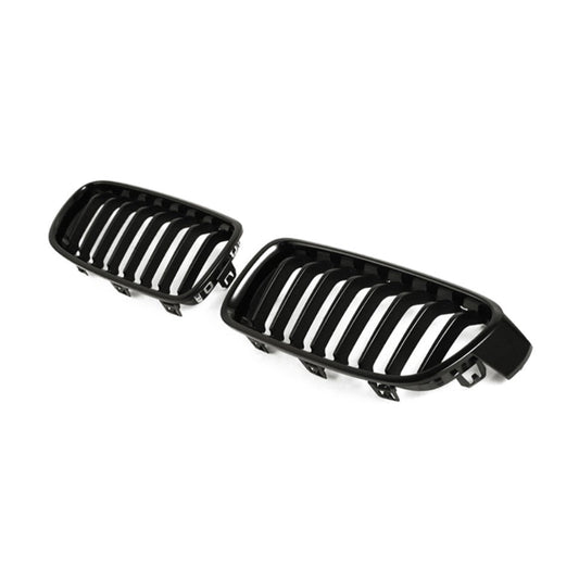 Genuine BMW 51712336813-51712336814 F32 F33 F36 High Gloss Black Front Kidney Grilles (Inc. 430i, 435i, 440i & M4)