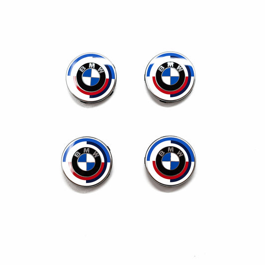 Genuine BMW F40 F90 G20 G30 50th Anniversary Floating Centre Wheel Cap Set (Inc. M135ix, M340i, M5 & M8) - ML Performance UK
