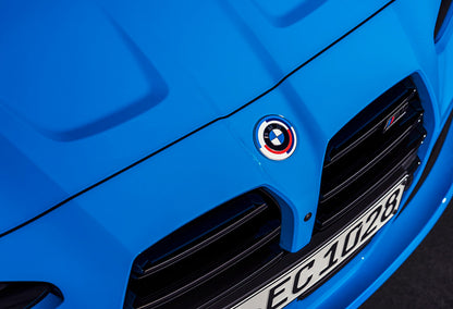 Genuine BMW G80 G81 G82 G83 74mm 50th Anniversary Front Hood Emblem (M3, M3 Competition, M4 & M4 Competition) - ML Perfromance UK