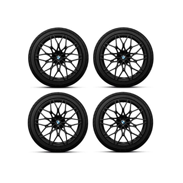 Genuine BMW 36115A075C2 G80 G82 M Performance Forged Cross-spoke 1000M Matte Black 20"/21" Wheels with Summer Tyres (M3, M3 Competition, M4 & M4 Competition)
