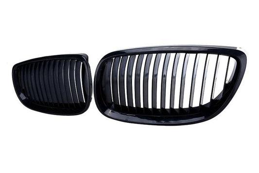 Genuine BMW 51712155451-51712155450 M Performance E90 E92 E93 M3 Front Black Kidney Grilles
