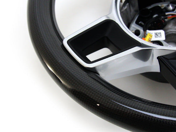 Genuine Porsche Carbon Sports Steering Wheel (Inc. 718 Cayman, 718 Boxster & 911 Carrera) - ML Performance UK