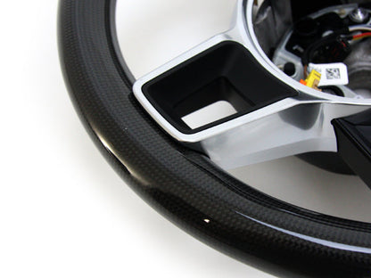 Genuine Porsche Carbon Sports Steering Wheel (Inc. 718 Cayman, 718 Boxster & 911 Carrera) - ML Performance UK