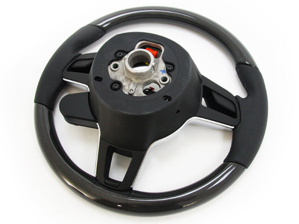 Genuine Porsche Carbon Sports Steering Wheel (Inc. 718 Cayman, 718 Boxster & 911 Carrera) - ML Performance UK