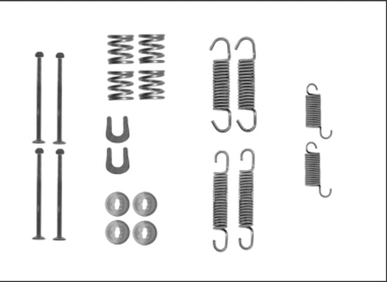 TEXTAR 97041000 Brake Shoes Accessory Kit