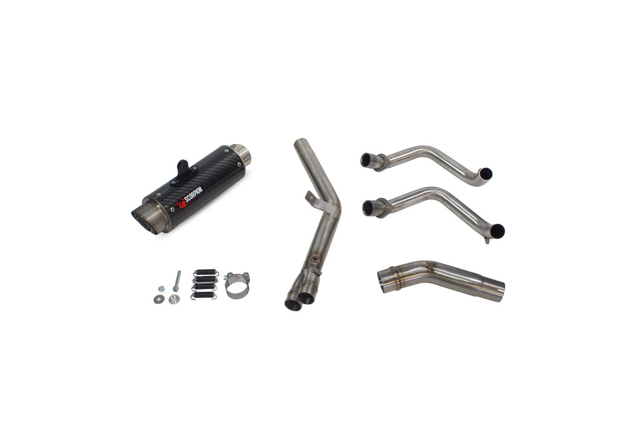 Scorpion HA1007SYSCEM RP-1 GP Full System - Carbon Fibre Sleeve - CBR 250 RR - 2017 - 2019