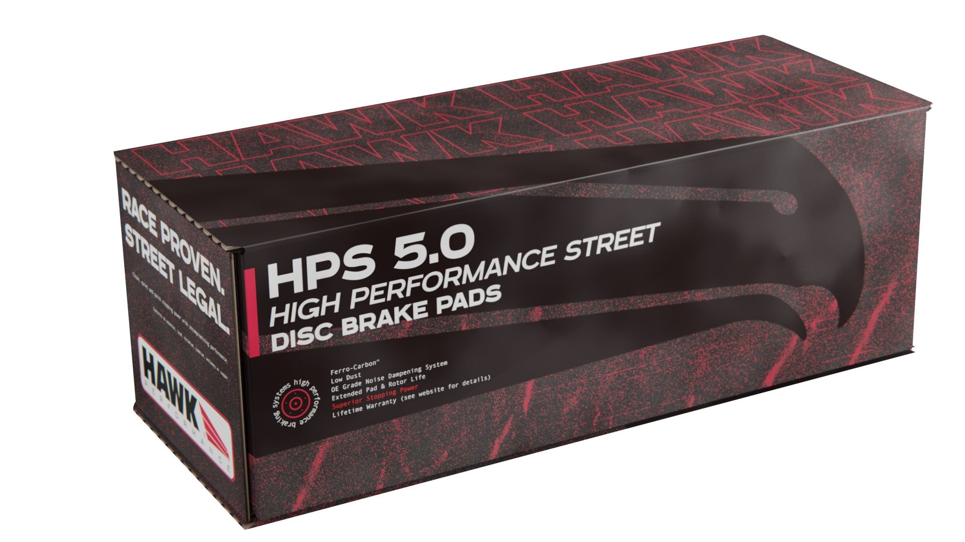 Hawk Performance HB155B.580 HPS 5.0 Brake Pads Front