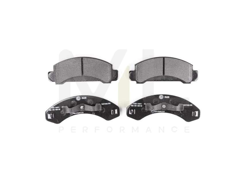 Hella 8DB 355 008-501 Brake Pad Set Not Prepared For Wear Indicator | ML Performance Car Parts