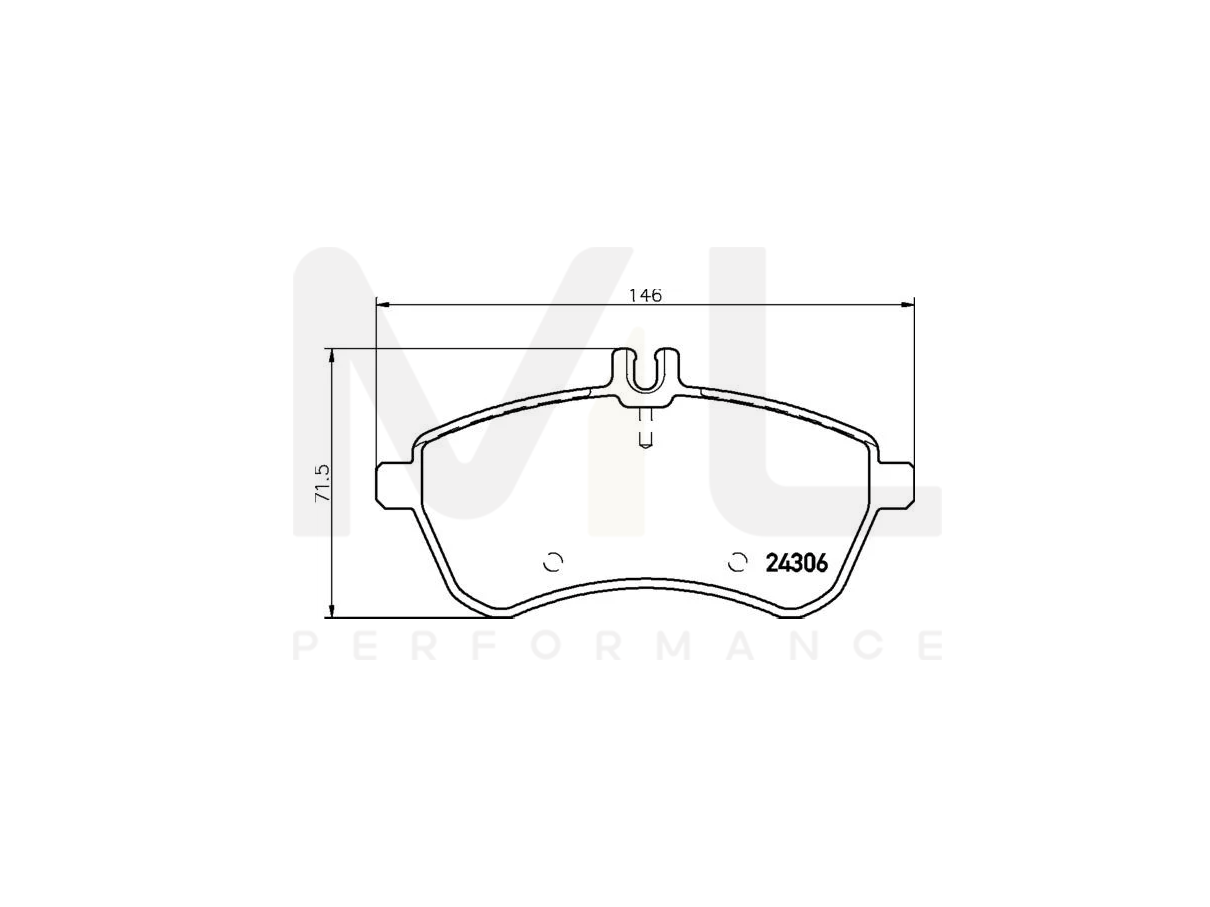 Hella 8DB 355 012-751 Brake Pad Set Prepared For Wear Indicator, With Brake Caliper Screws, With Accessories | ML Performance Car Parts