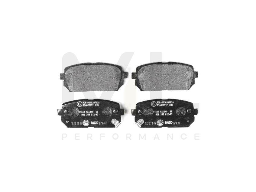 Hella 8DB 355 012-971 Brake Pad Set For Kia Carens Iii (Un) With Acoustic Wear Warning | ML Performance Car Parts
