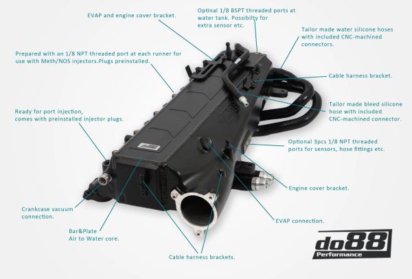 DO88 DO88ICM-440-G BMW F-Series B58 Gen 1 Charge Cooler Manifold MERA