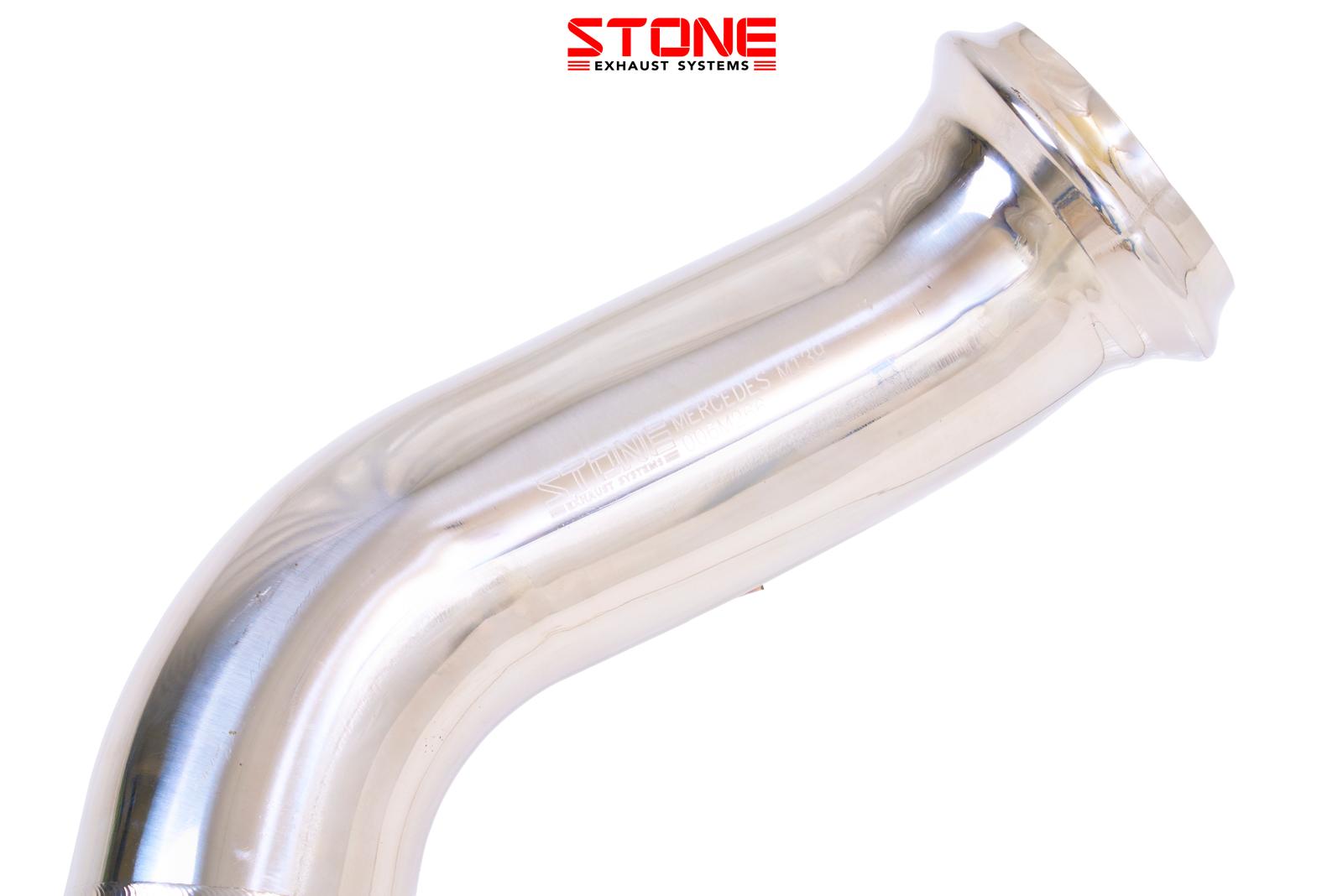 Stone Exhaust Mercedes-Benz M139 W/S/C206 Eddy Catalytic Downpipe (Inc. C63)