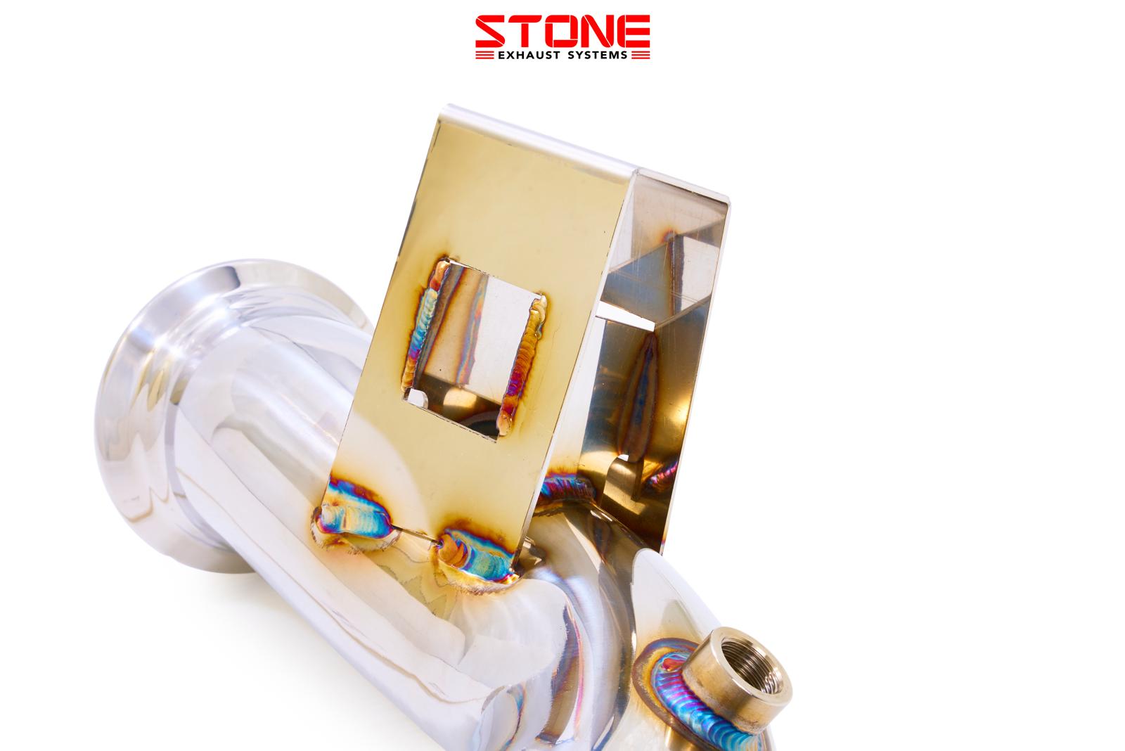 Stone Exhaust Mercedes-Benz M139 W/S/C206 Eddy Catalytic Downpipe (Inc. C63)