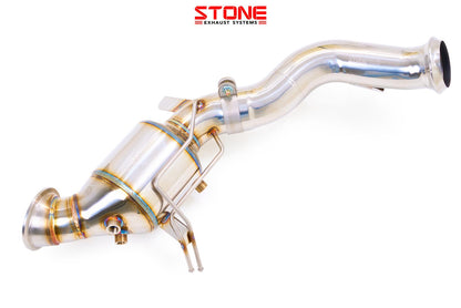 Stone Exhaust Mercedes-Benz M139 W/S/C206 Eddy Catalytic Downpipe (Inc. C43)