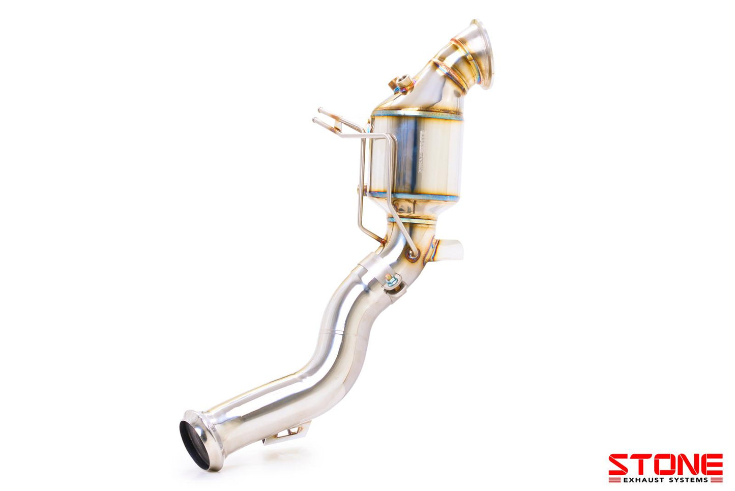 Stone Exhaust Mercedes-Benz M139 W/S/C206 Eddy Catalytic Downpipe (Inc. C63)