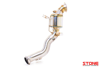 Stone Exhaust Mercedes-Benz M139 W/S/C206 Eddy Catalytic Downpipe (Inc. C63)