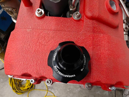 VTT-OILCAP-16ORB-ADAPTER Billet -16ORB Oil Cap Crankcase Vent Adapter – S58/B58(TU) or Screw in