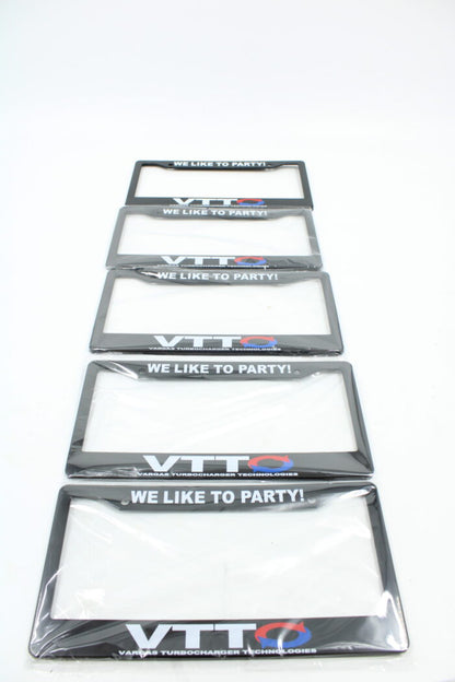 VTT-WLTP-FRAME "WE LIKE TO PARTY" License plate bracket