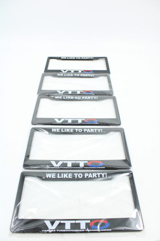 VTT-WLTP-FRAME "WE LIKE TO PARTY" License plate bracket