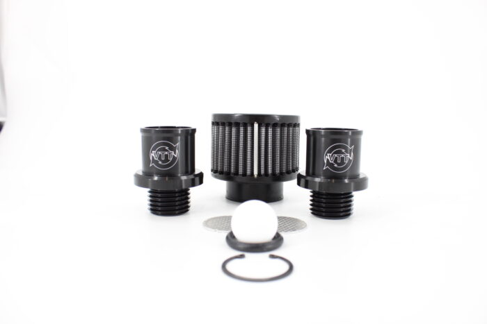 VTT-EVO-X-CRANKCASE-BREATHER 2008-2015 EVO X (Lancer Evolution X 10 & Ralliart) Billet One Way Crankcase Breather