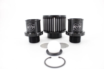 VTT-EVO-X-CRANKCASE-BREATHER 2008-2015 EVO X (Lancer Evolution X 10 & Ralliart) Billet One Way Crankcase Breather
