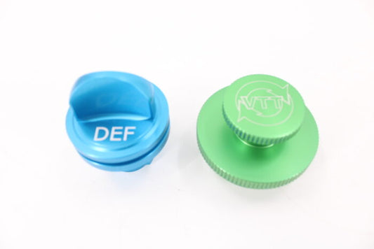 VTT-CUMMINS-FUEL-CAP 2013-2022 Cummins Billet Fuel, and DEF Filler Caps