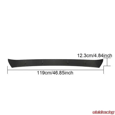 Vivid Racing VR-GR86-613 VR Aero Carbon Fiber Rear Roof Spoiler Toyota GR-86 2022-2024