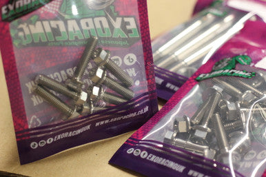 Exoracing Titanium Sump Bolt Kit For Honda Civic K20 Ep3 Dc5