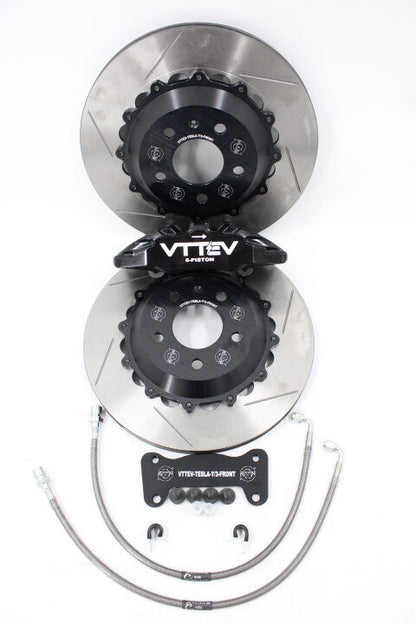 VTT-BMW-TESLA-FRONT-BRAKE-1 VTTEV Tesla Model 3/Y Range Extending / Performance Ultimate Lightweight Front Brake Kit
