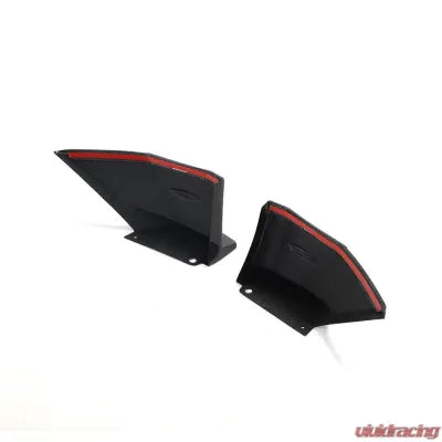 Vivid Racing VR-GR86-612 VR Aero Carbon Fiber Rear Bumper Lip Splitters V2 Toyota GR-86 2022-2024