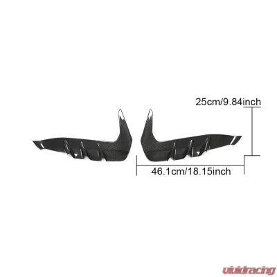 Vivid Racing VR-BRZ-613 VR Aero Carbon Fiber Side Fender Vents Subaru BRZ 2013-2020