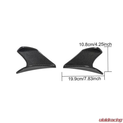 Vivid Racing VR-BRZ-604 VR Aero Carbon Fiber Front Bumper Canards Subaru BRZ 2013-2020