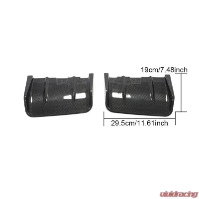 Vivid Racing VR-GR86-610 VR Aero Carbon Fiber Rear Diffuser V1 Toyota GR-86 2022-2024