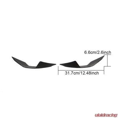 Vivid Racing VR-M3M4-601 VR Aero Carbon Fiber Front Bumper Canards V1 BMW M3 G80 | M4 G82 G83 2021-2024