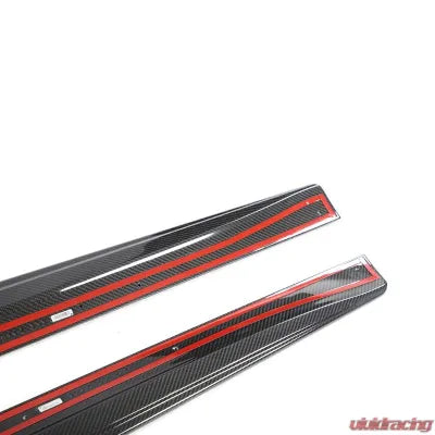 Vivid Racing VR-TESLA3-PP-630 VR Aero Carbon Fiber Pre-Preg Side Skirt Tesla Model 3 2023+