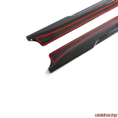 Vivid Racing VR-TESLA3-630 VR Aero Carbon Fiber Side Skirt Tesla Model 3 2023+