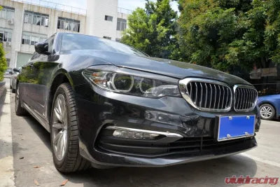Vivid Racing VR-G30G31F90-EYEL VR Aero Carbon Fiber Front Headlight Eyebrow Eyelid for BMW M5 5 Series G30/G31 Base/M Sport Sedan Wagon 2017-2020