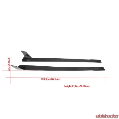 Vivid Racing VR-R8-631 VR Aero Carbon Fiber Side Skirts Audi R8 2008-2015